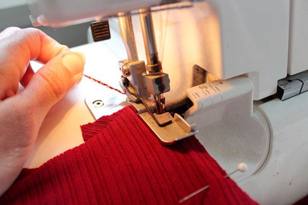 Sewing with knit fabric