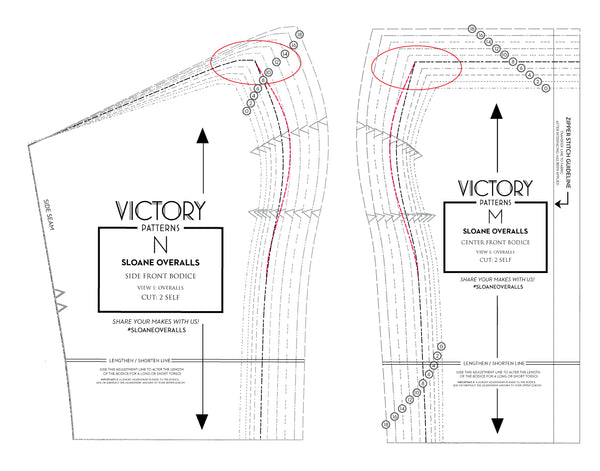 Sloane Bust Adjustments - Victory Patterns