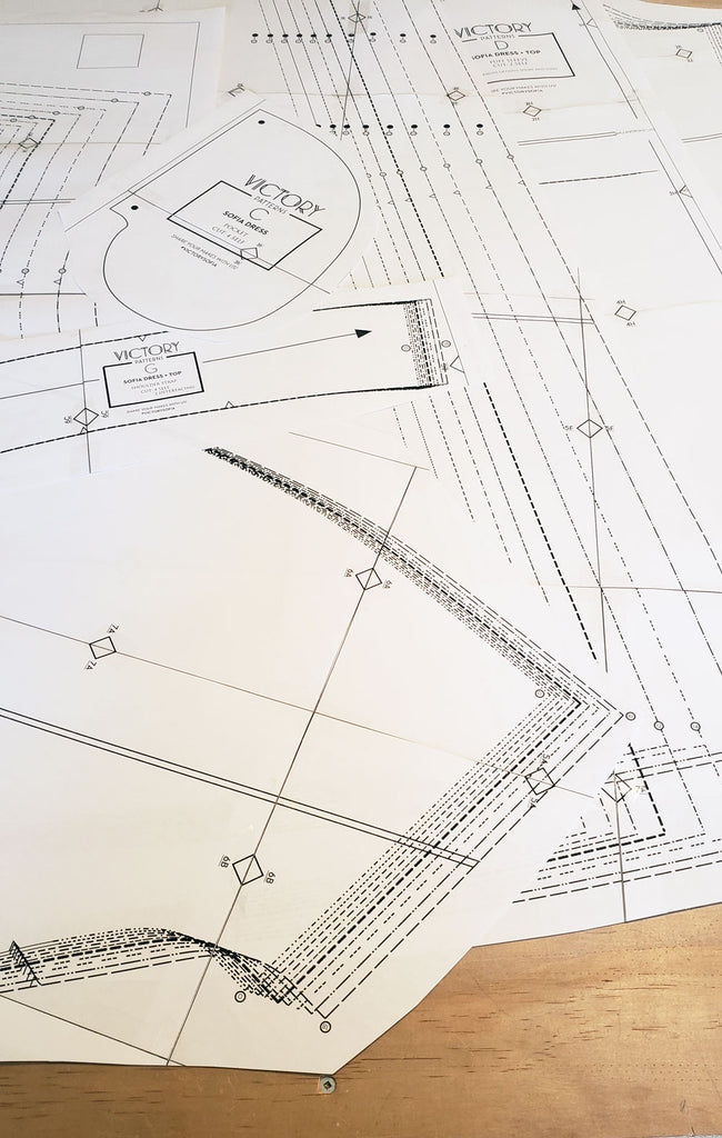 How to assemble a PDF pattern