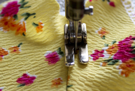 Sewing the understitch onto the facing