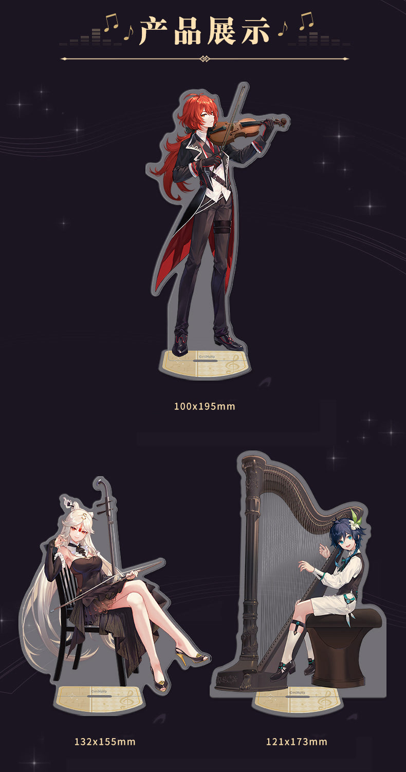 Genshin Impact Official Orchestra Acrylic Stands Hobby Maniaz