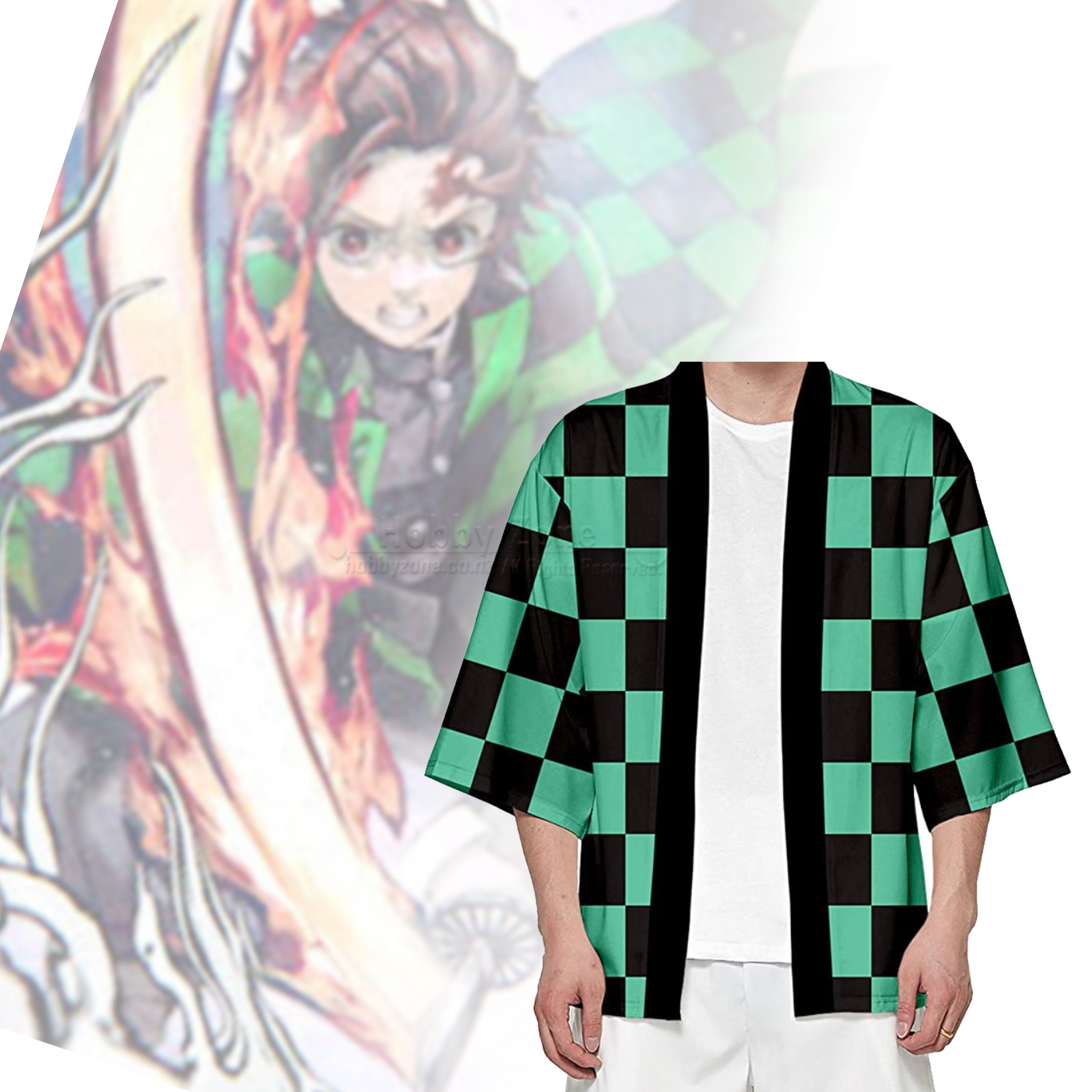 Demon Slayer Tanjiro Cosplay Kimono | Hobby Maniaz