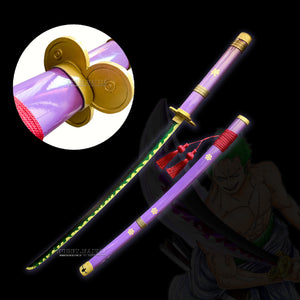 ZORO ANIME REPLICA CARBON STEEL SHUSUI KATANA (for pickup only), Hobbies &  Toys, Toys & Games on Carousell