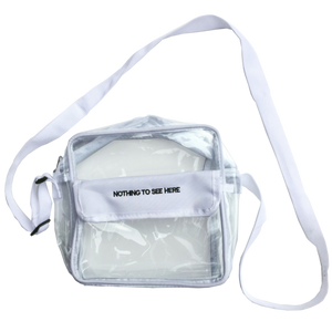 shoulder bag transparent