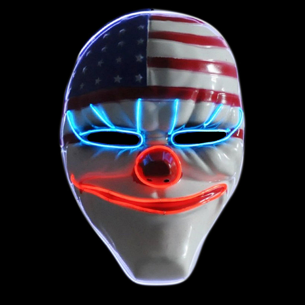 The Best Quality Light Up Costume Masks Lightupmasks - chains mask payday 2 roblox