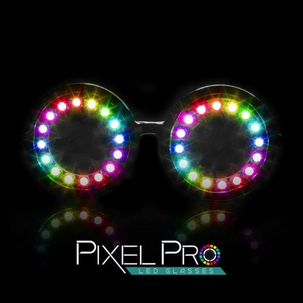 color led glasses