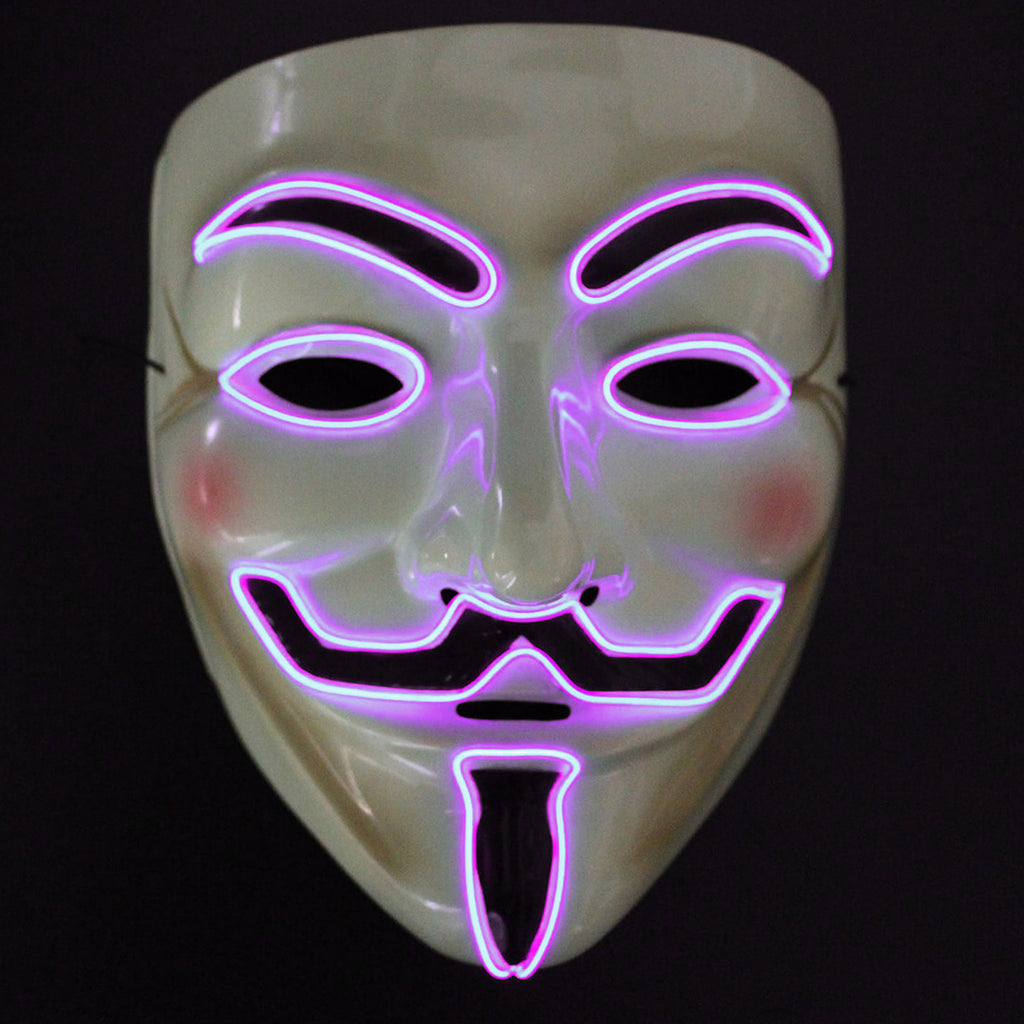 V For Vendetta Led Lighted Mask Lightupmasks