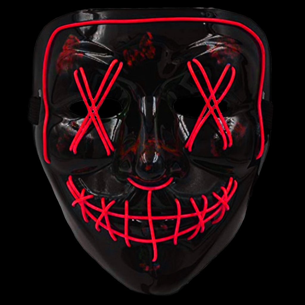 The Best Quality Light Up Costume Masks Lightupmasks - roblox black and red mask