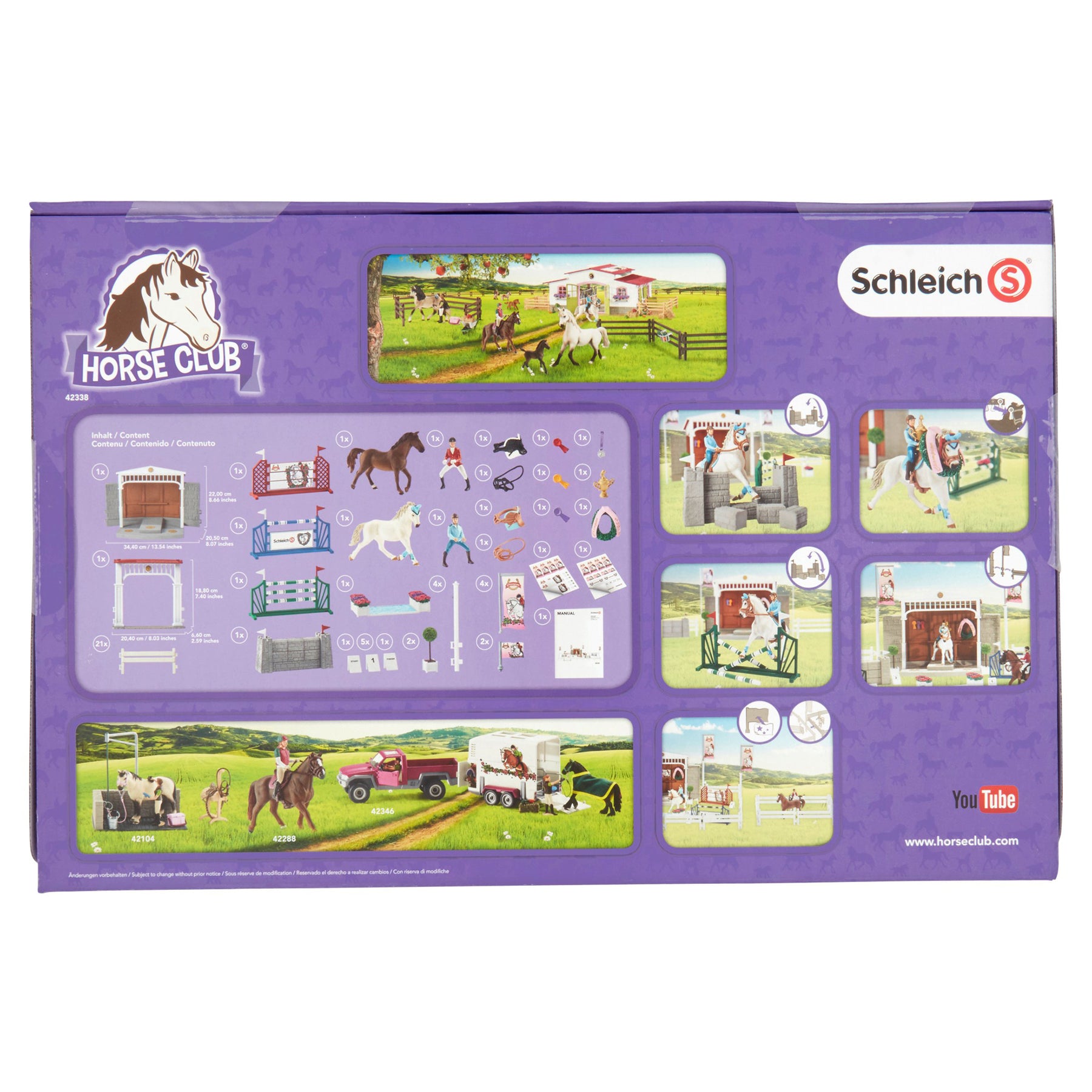 schleich big horse show with horses