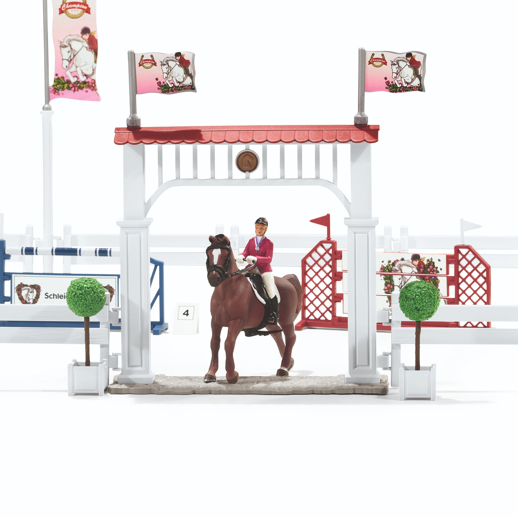 schleich big horse show with horses