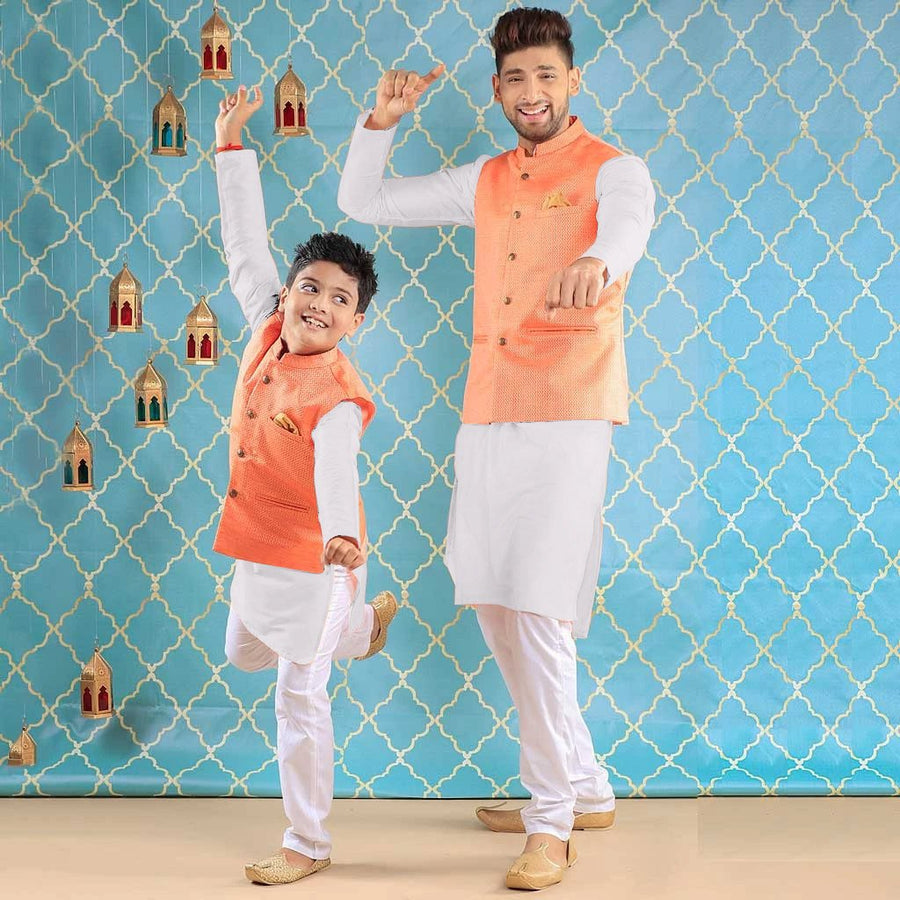 Ethnic Wear For Dad Son By Bonorganik Bonorganik Apparels Inc