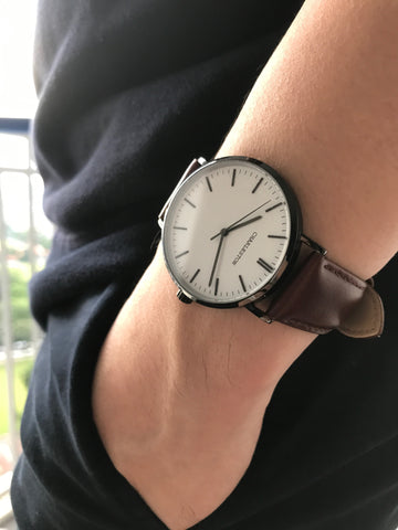 white and tan - charleston watches