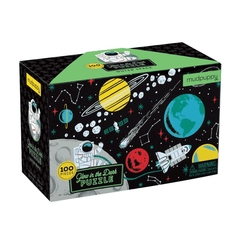 Mudpuppy Glow in the Dark Outer Space Puzzle