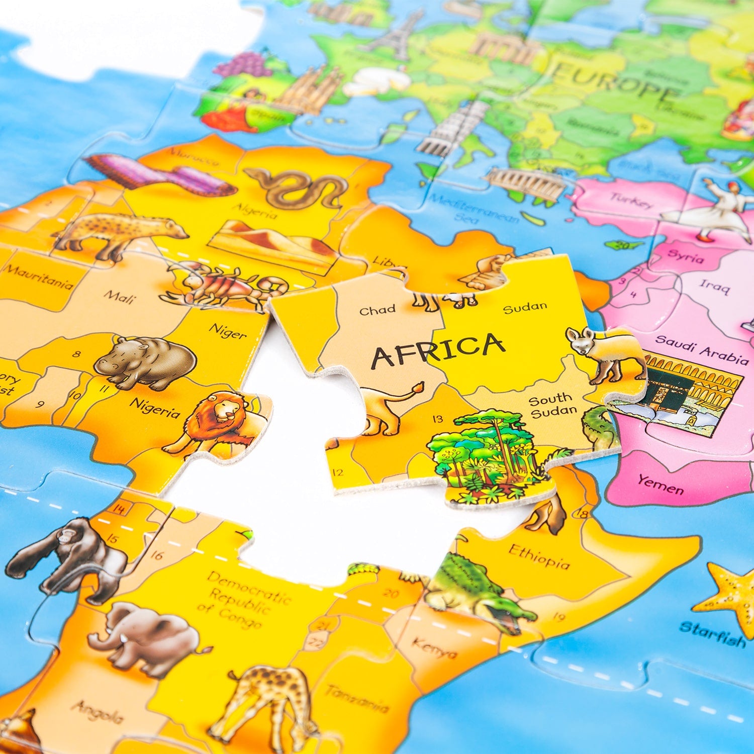 Orchard Toys World Map Jigsaw Puzzle Poster Toys In Uae Toyzees