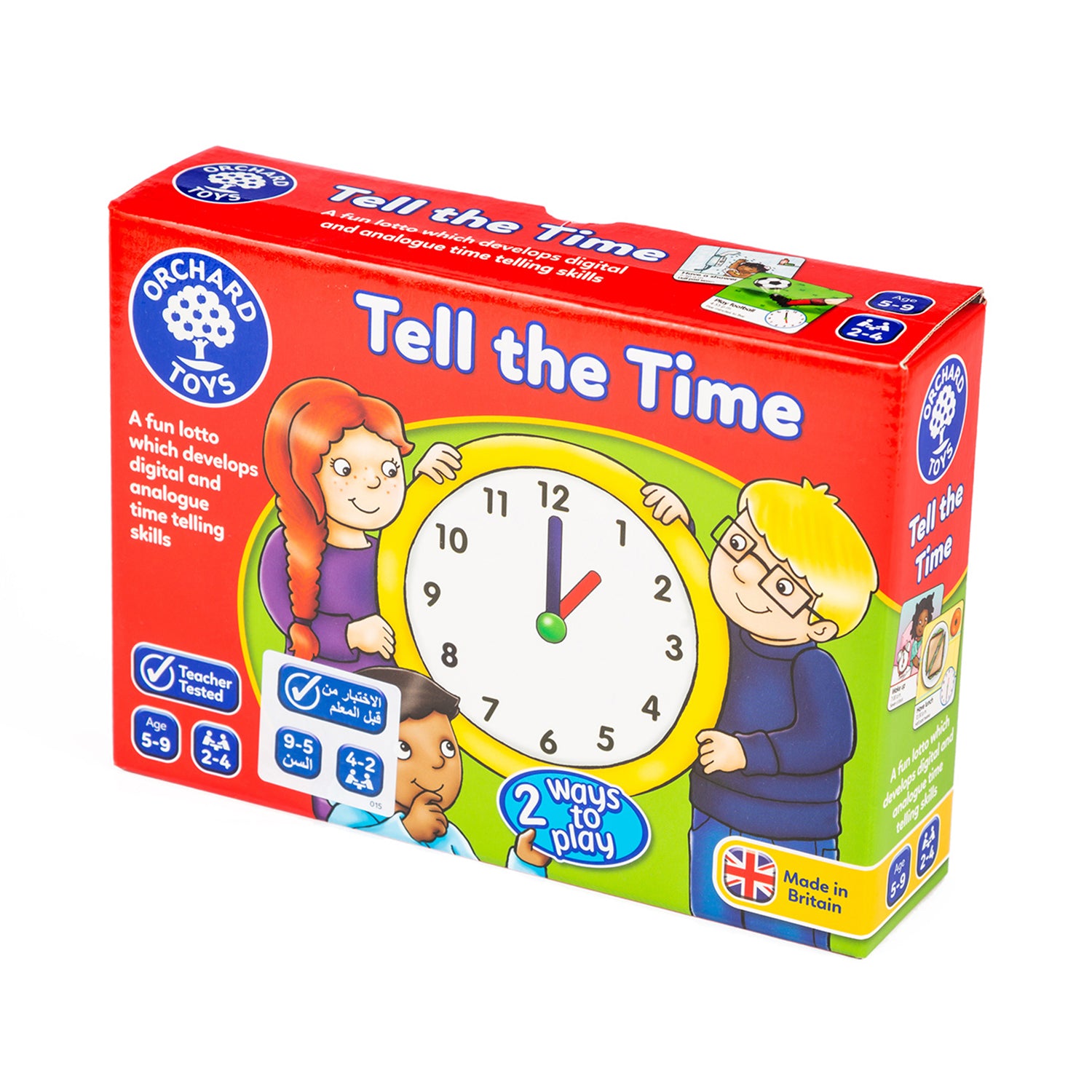 orchard toys tell the time