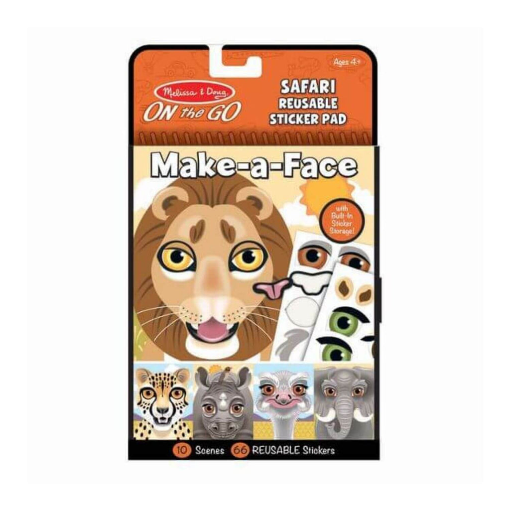 Melissa & Doug Reusable Sticker Pad - Habitats 150 Stickers 5 Scenes 3+