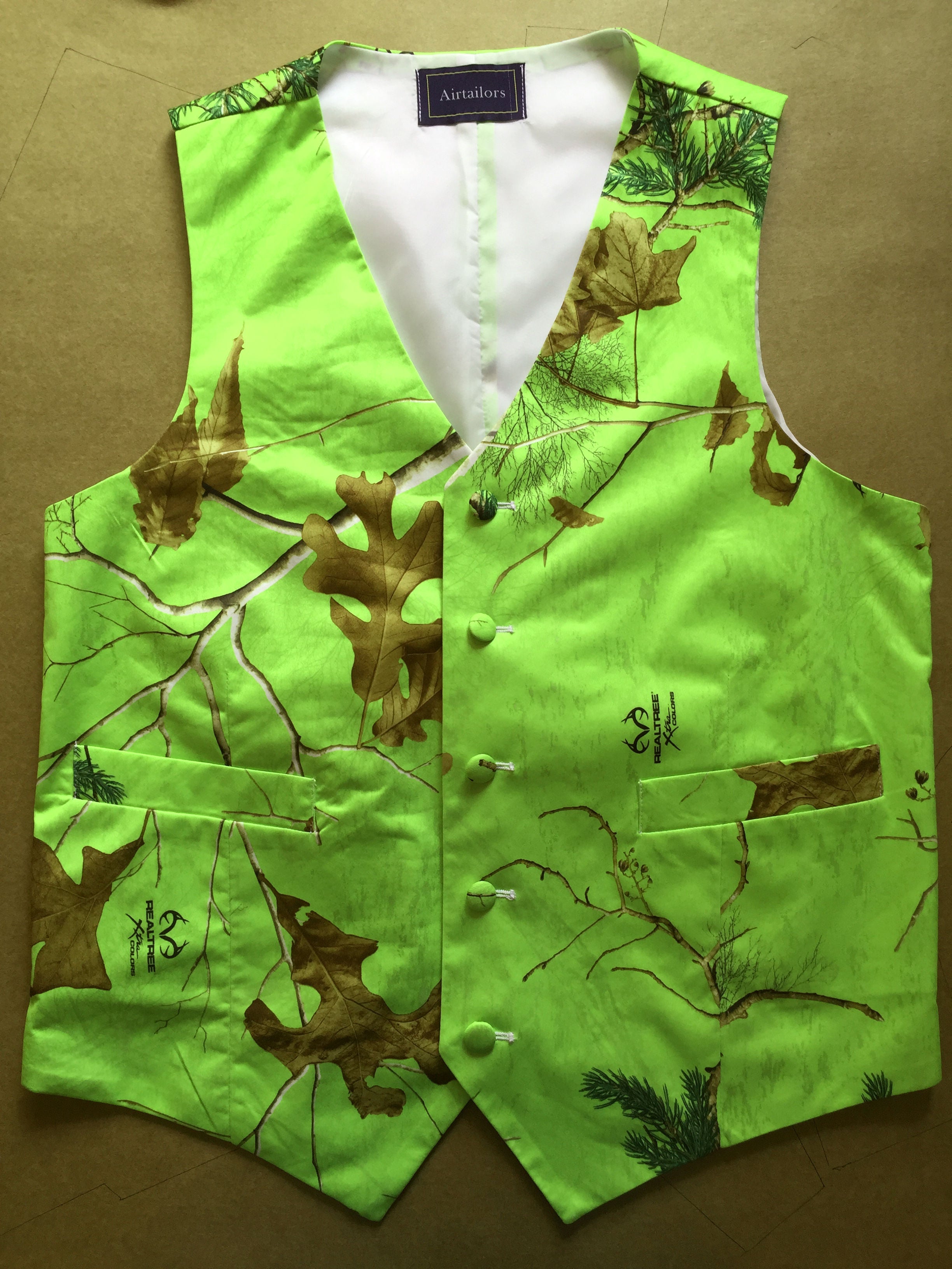 2019 Airtailor Designed Green Realtree Camouflage Vest for Rustic ...