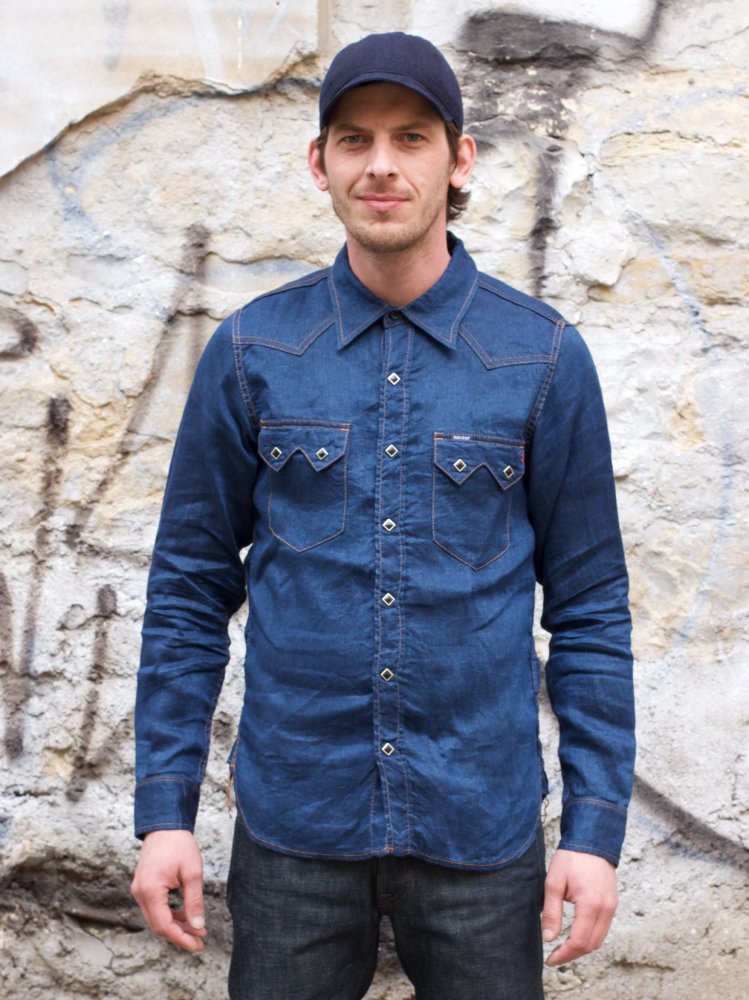 iron heart denim shirt