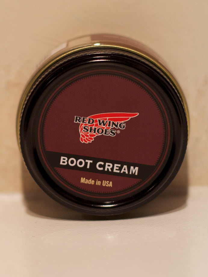 red wing neutral boot cream