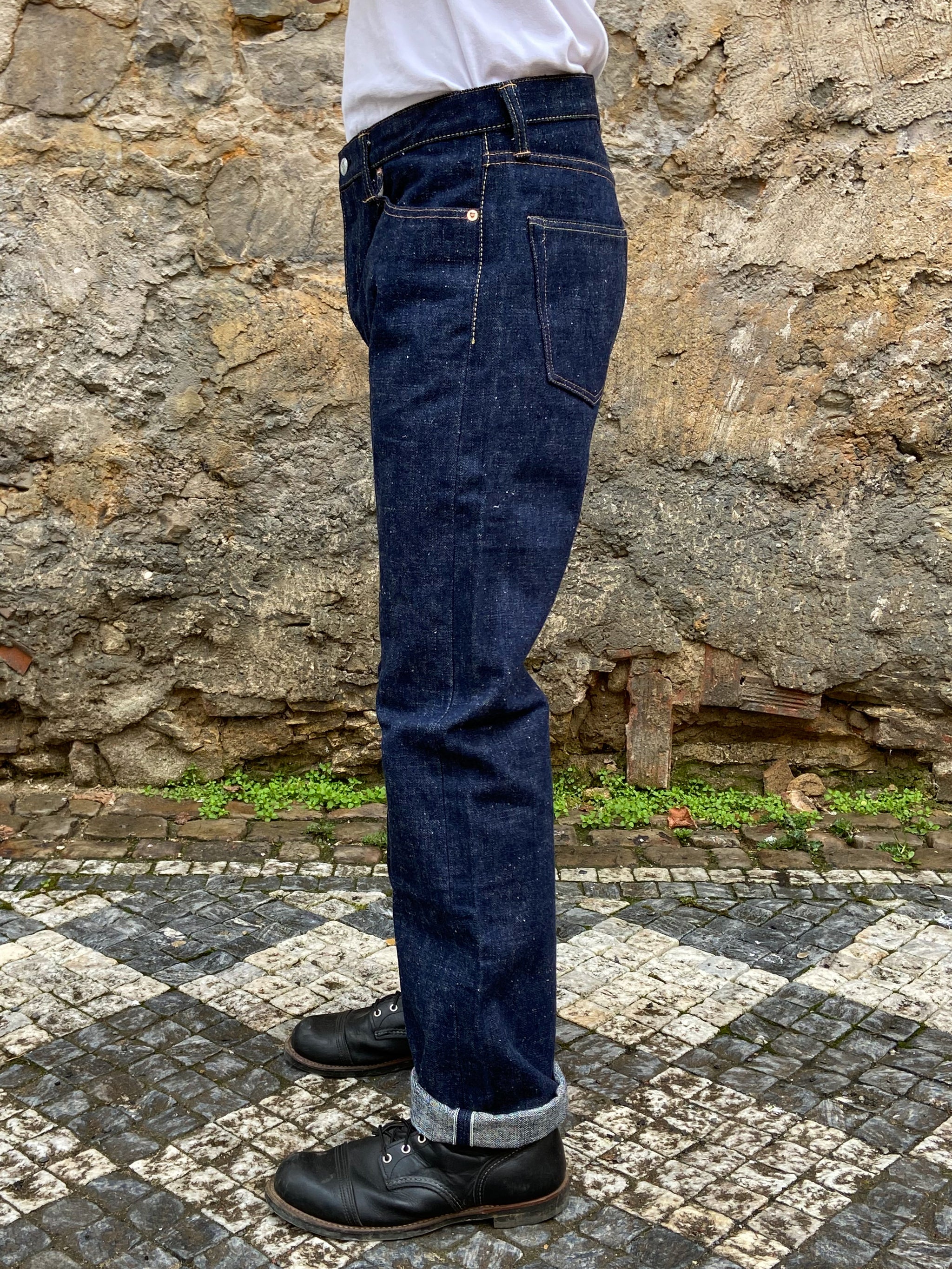 Samurai S500AX 18oz AI PLUS Semi Slim Straight Jeans | denimheads.cz