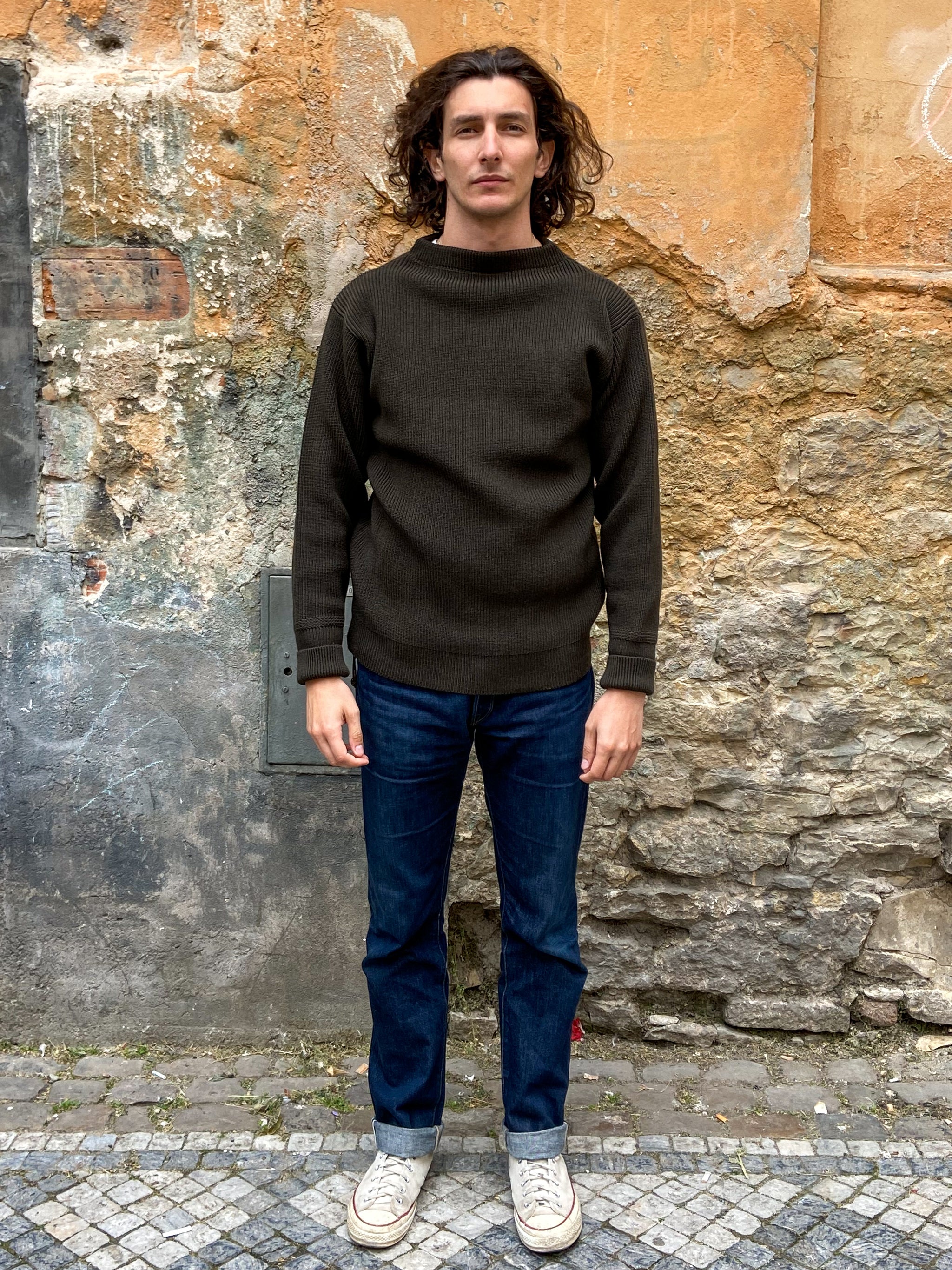 Andersen Andersen Sailor Crewneck Hunting Green | denimheads.cz