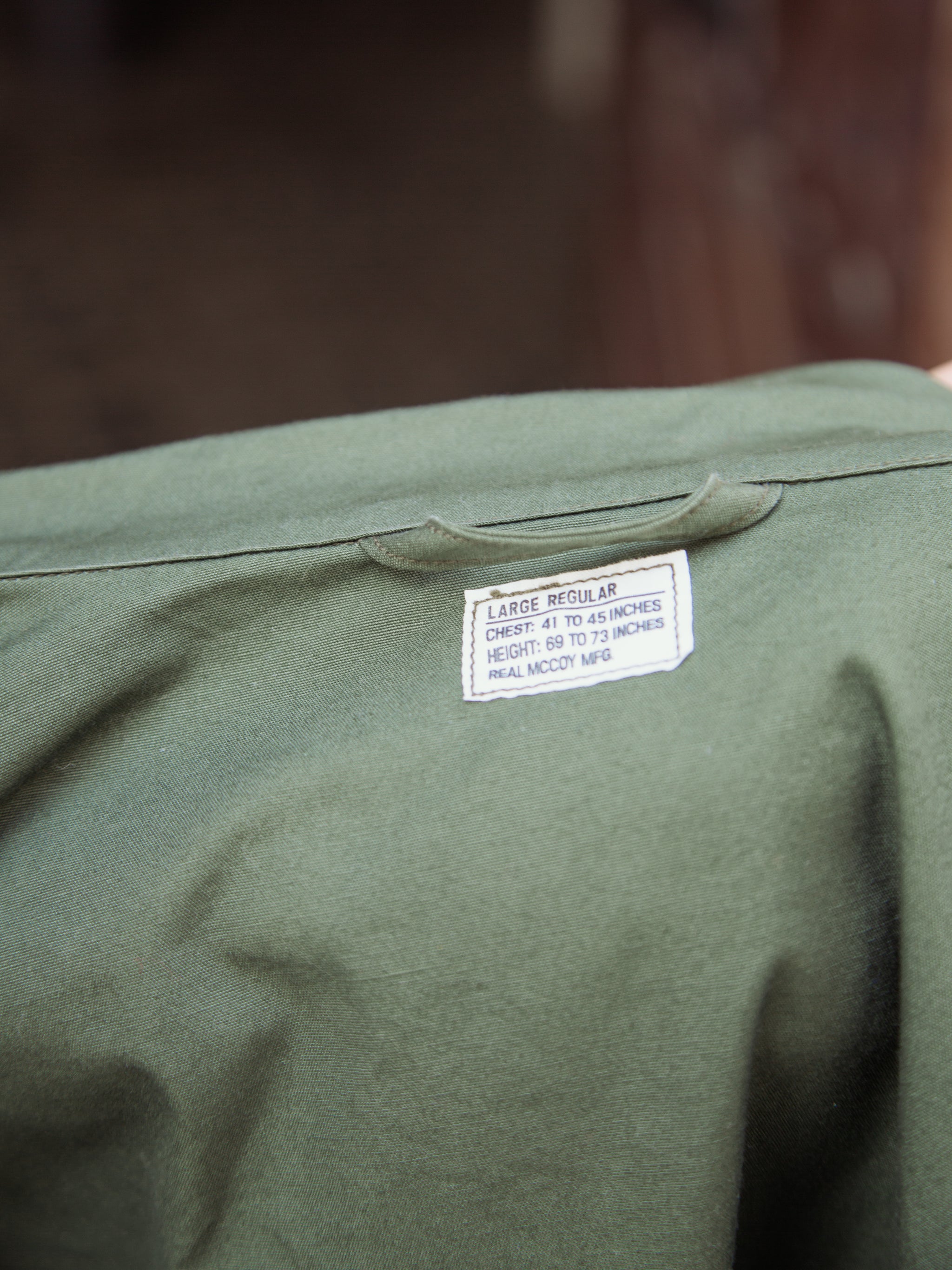 The Real McCoy's MJ22006 Tropical Combat Coat - Olive | denimheads.cz