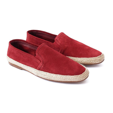 burgundy espadrilles