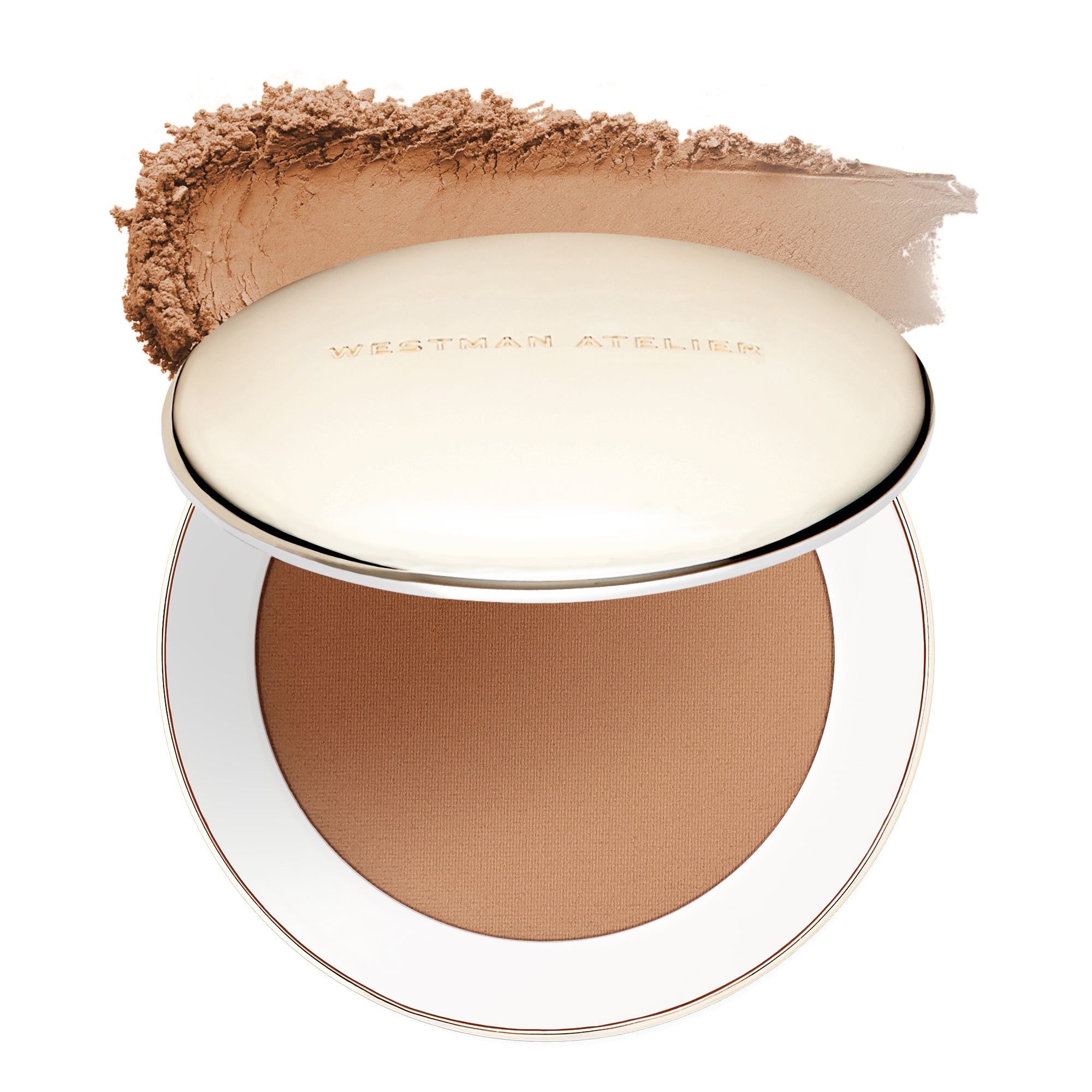 Westman Atelier Tan Setting Powder In White