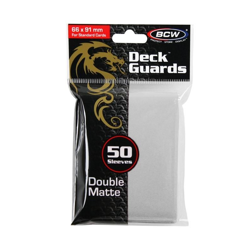 BCW Deck Guards - Double Matte (50 Pack)