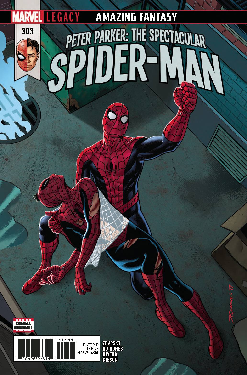 PETER PARKER SPECTACULAR SPIDER-MAN #303 LEG – Mushyhead Comics