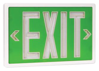 self luminous glowing exit signs, non electric exit signs, no power ...