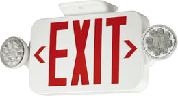 wet location exit sign combo