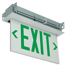 Contemporary Design Edge Lit Exit Sign - 25 Year Life- Ul Listed – Exit 