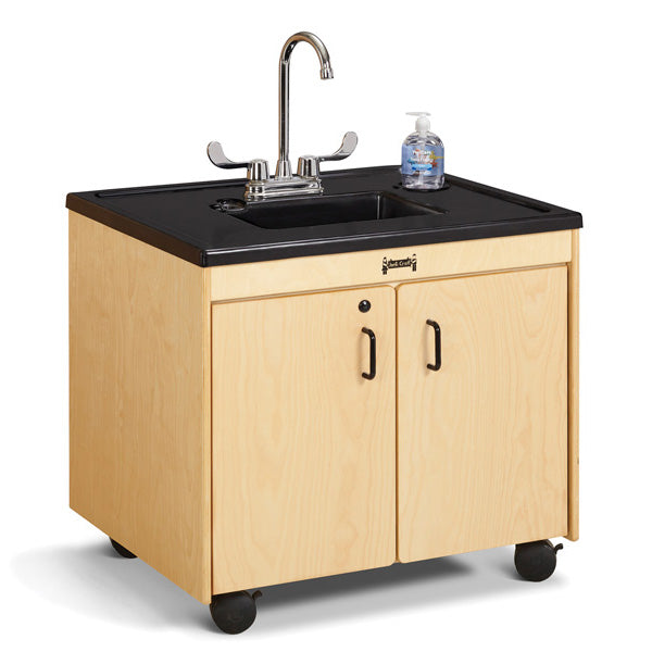 Jonti-Craft 1370JC Clean Hands Helper Portable Sink - 26" Counter - Plastic Sink