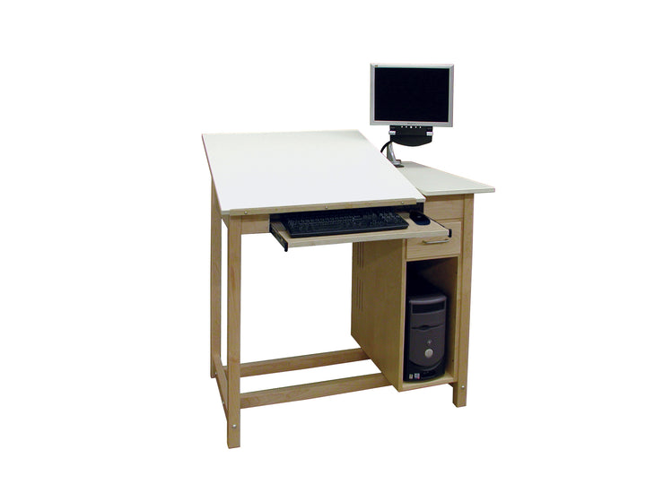 Hann Cdwd 65 Cad Drafting Table With Drawer Cpu Cabinet Kay Twelve