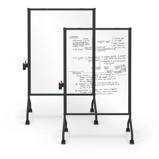 MooreCo 62543-CLEAR Essentials Clear Mobile Whiteboard