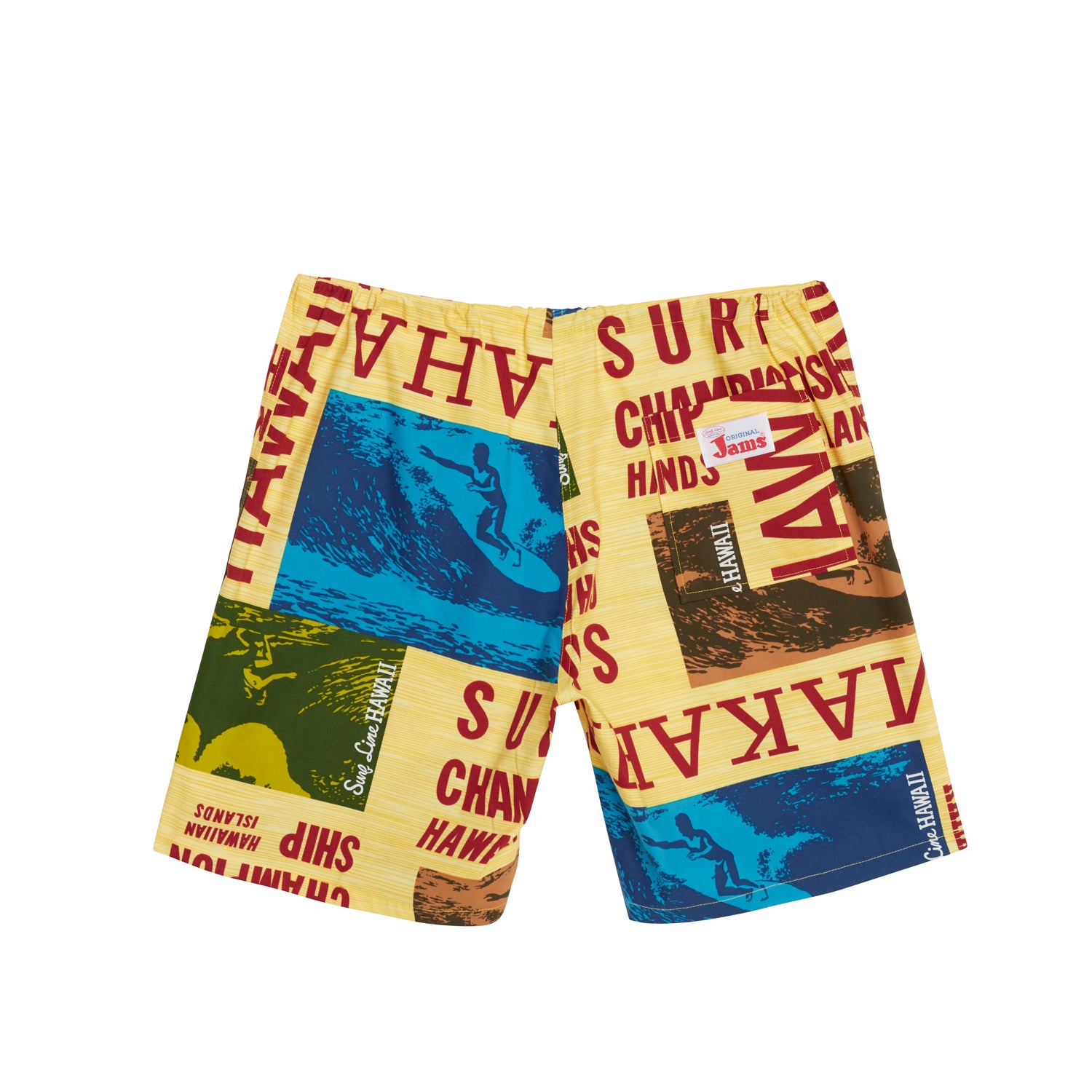 Men's Original Jams Shorts- Surf Contest Yellow