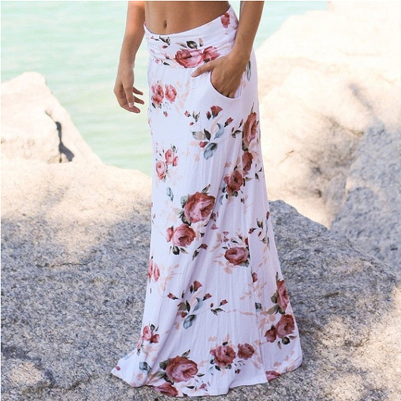 maxi skirt for beach