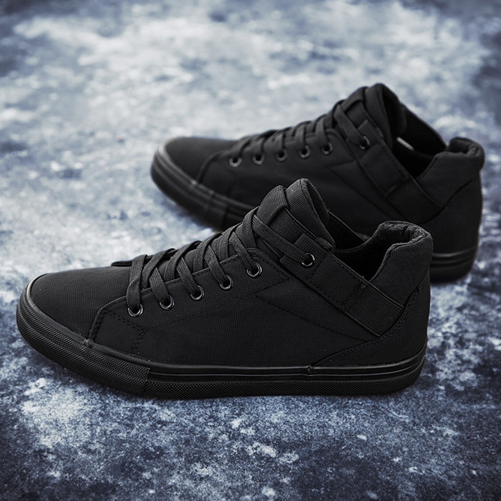 black high top hip hop shoes