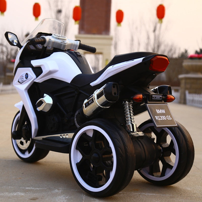 childrens electric dual drive motorcycle