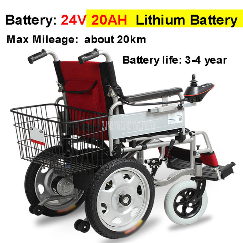 folding electric wheelchair