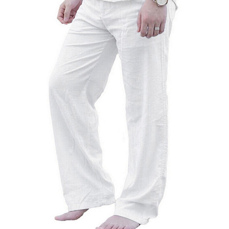 mens cotton summer pants