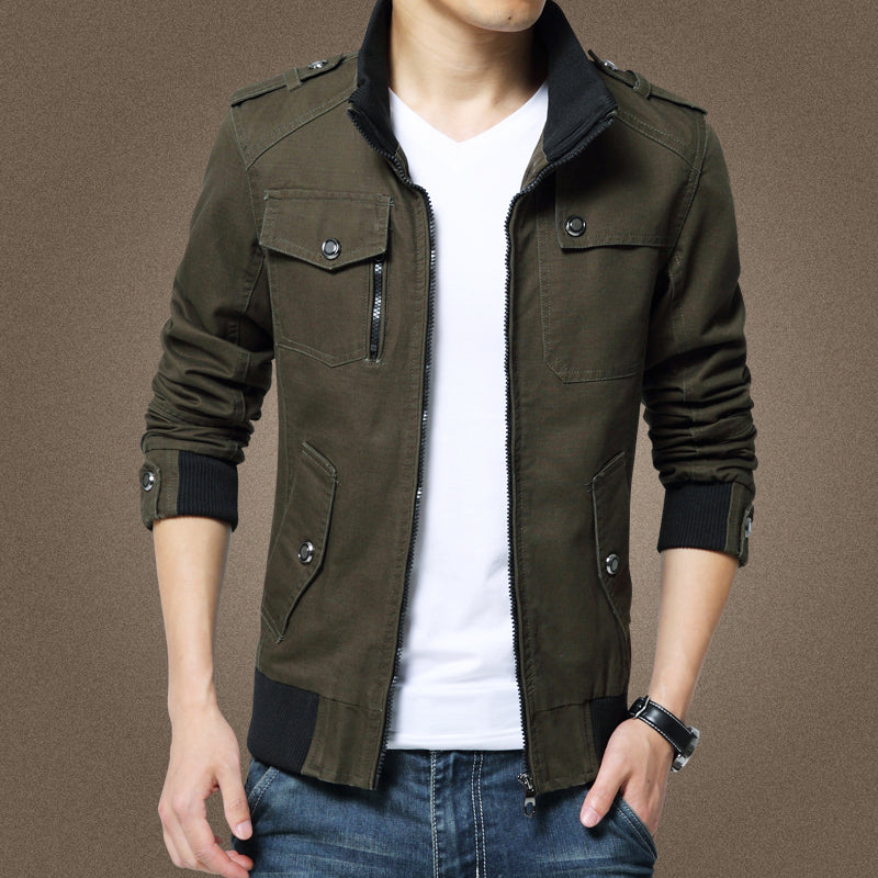 casual military jacket