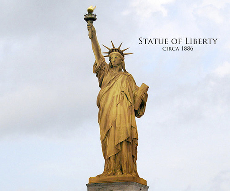 statue of liberty tarnish