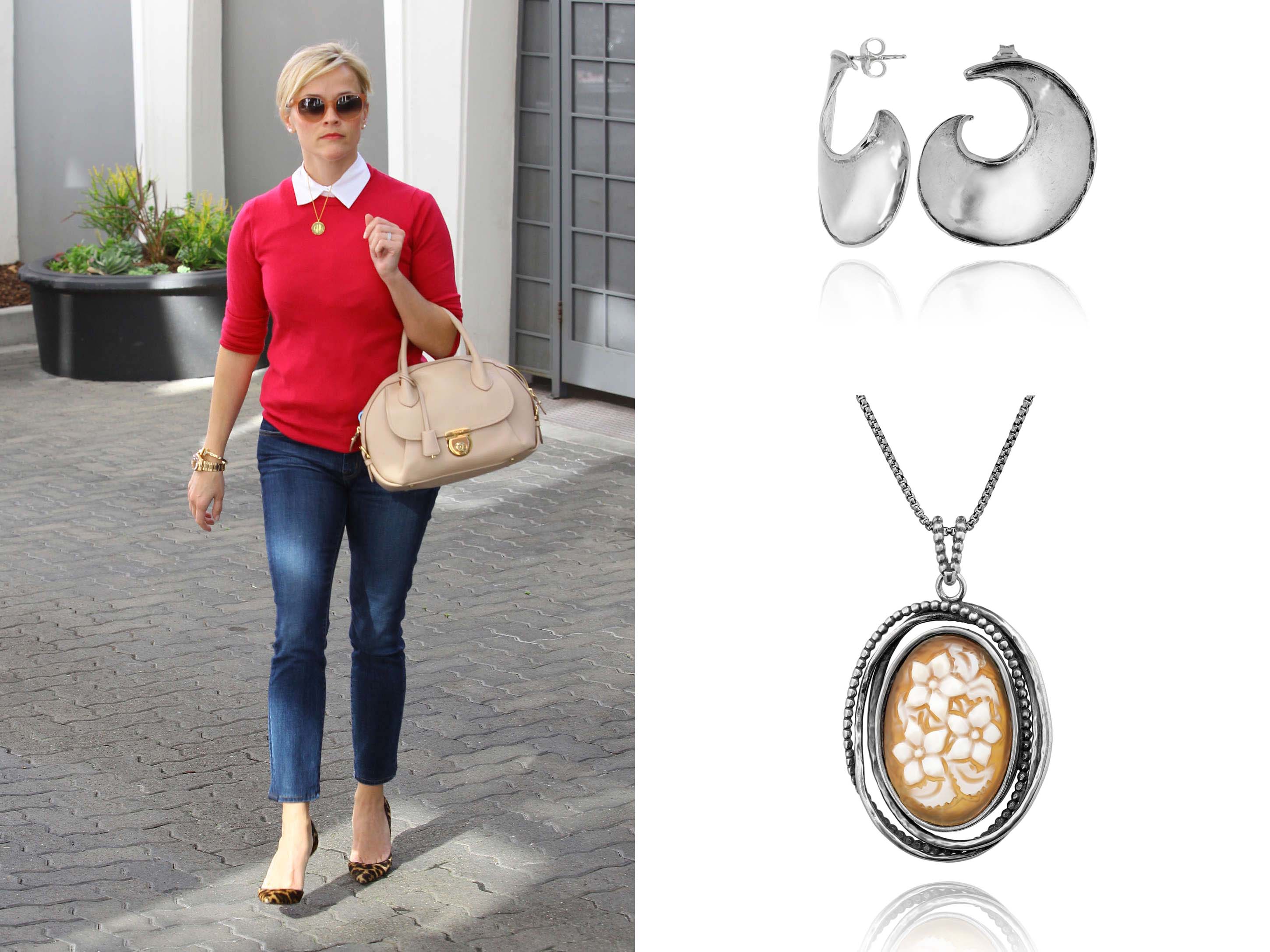 paz creations cameo necklace reese witherspoon