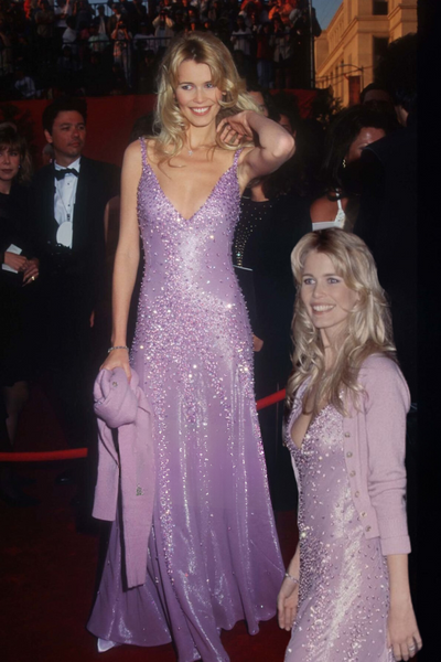 1995 Oscars Claudia Schiffer in Versace