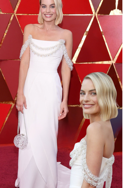 2018 Oscars Margot Robbie in Chanel
