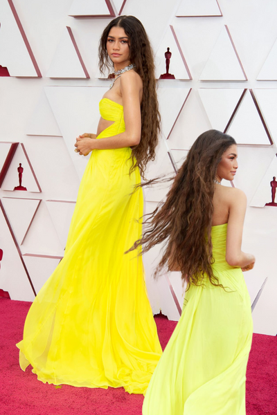 2021 Oscars Zendaya in Valentino