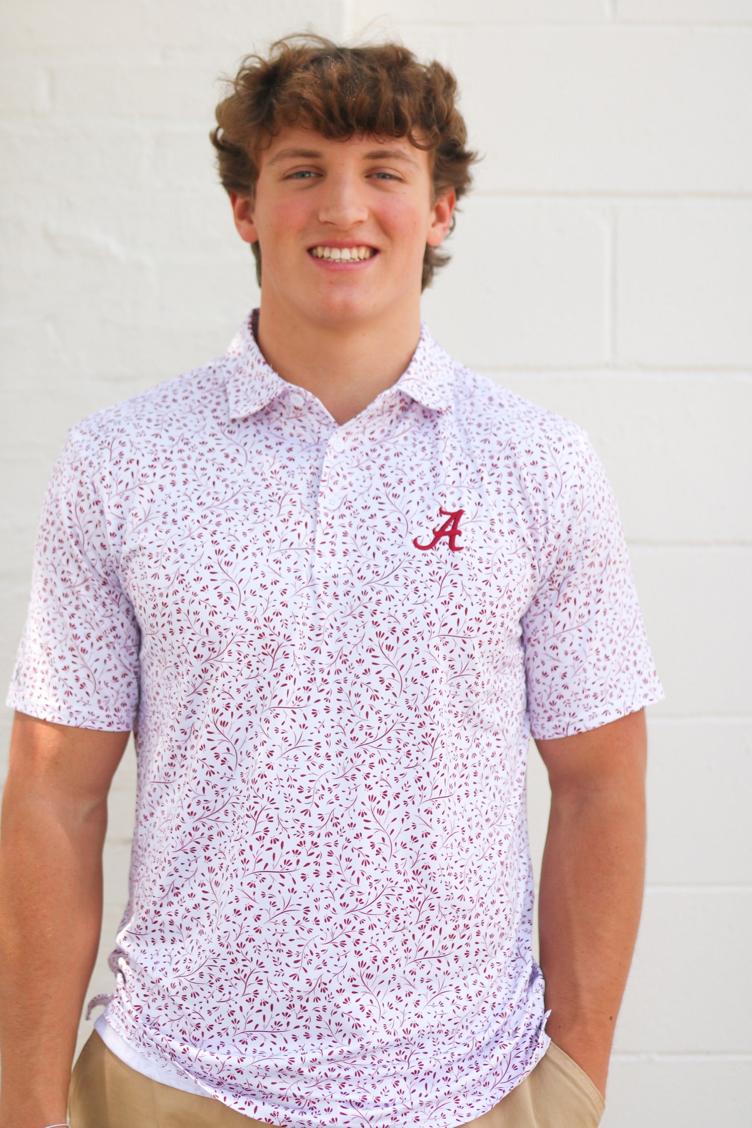 Alabama Script A Answer Polo  University of Alabama Supply Store