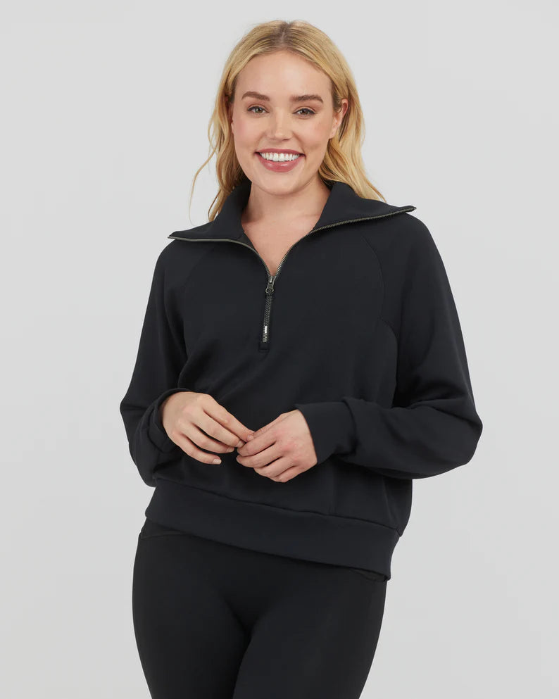 Spanx AirEssentials Got-Ya Covered Pullover - Light Cloudy Grey